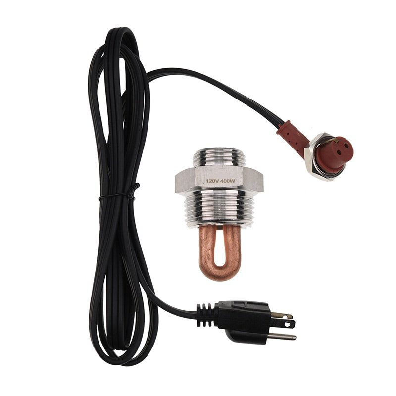 Engine Block Heater for Kubota Tractor M B & L Series 3, 4 & 5 cyl Engines