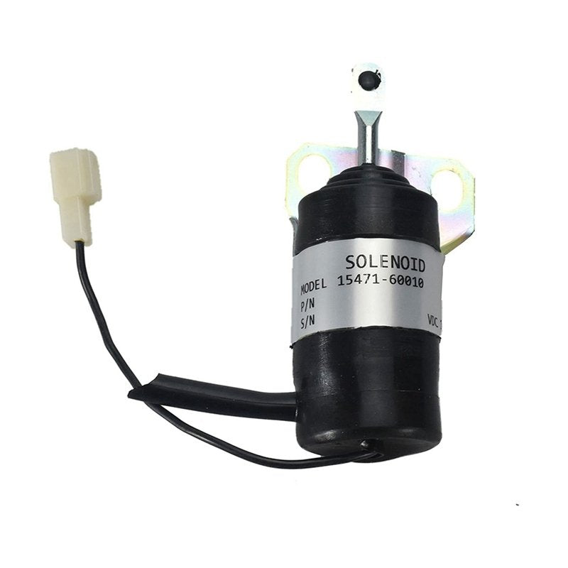12V Fuel stop Cut Off Solenoid 15471-60010 for Kubota B1250 B1750 L2900 L4200