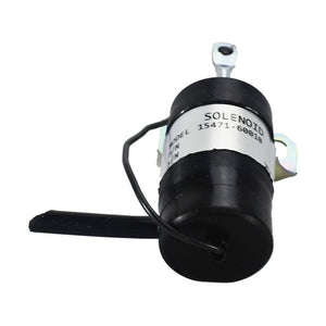 12V Fuel stop Cut Off Solenoid 15471-60010 for Kubota B1250 B1750 L2900 L4200