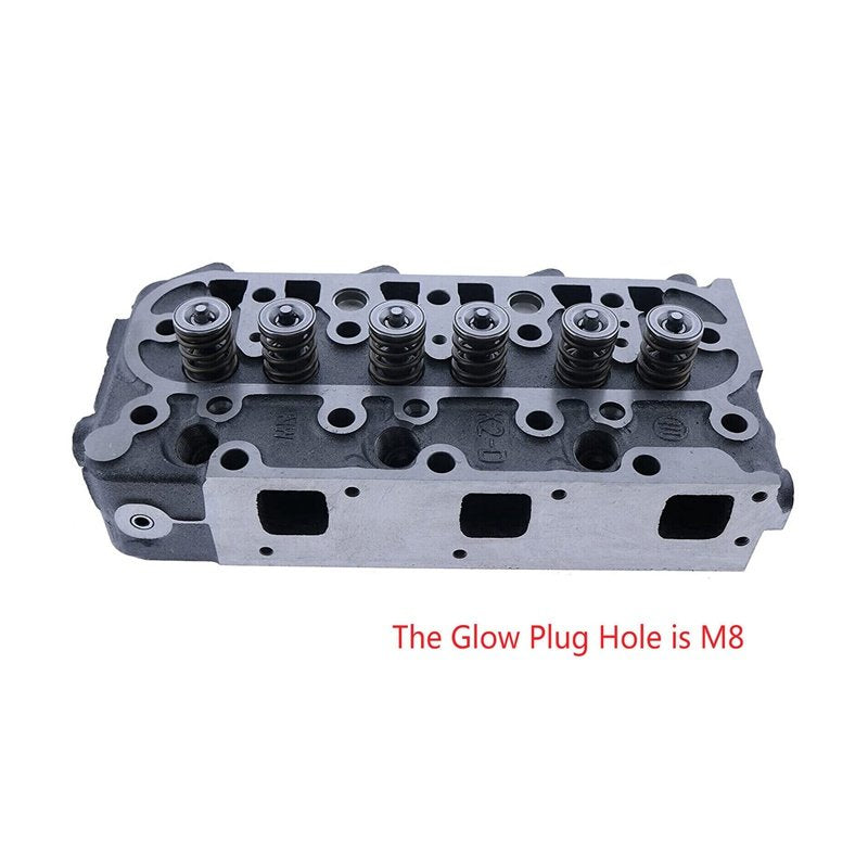 For Kubota D1105 D1305 Complete Cylinder Head Tractor B2400 B2410- No Screw Hole