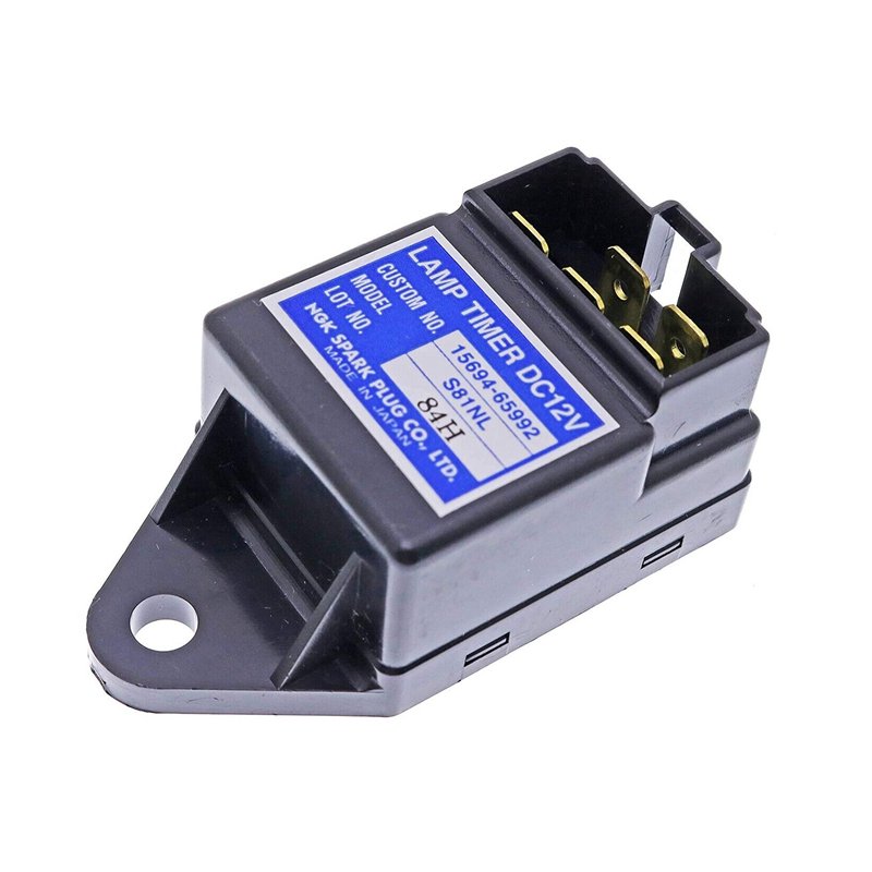 New 12V Time Relay for Kubota D1005 D1105 D1305 D1403 D1503 D1703 D722 D902 D905