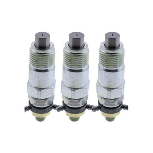 3X 15271-53020 Fuel Injector for Kubota B5200 B6100 B7100 B8200 D950 D1402 V1702