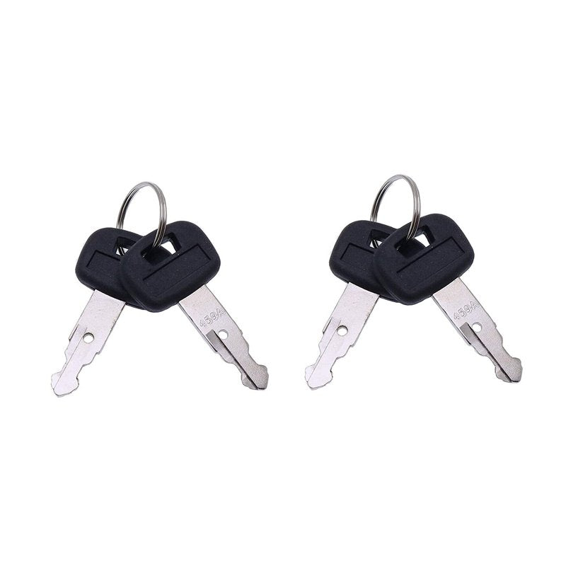 4X Key For Kubota Mini Excavator, Backhoe, Skid Steer, Track Loader 459A