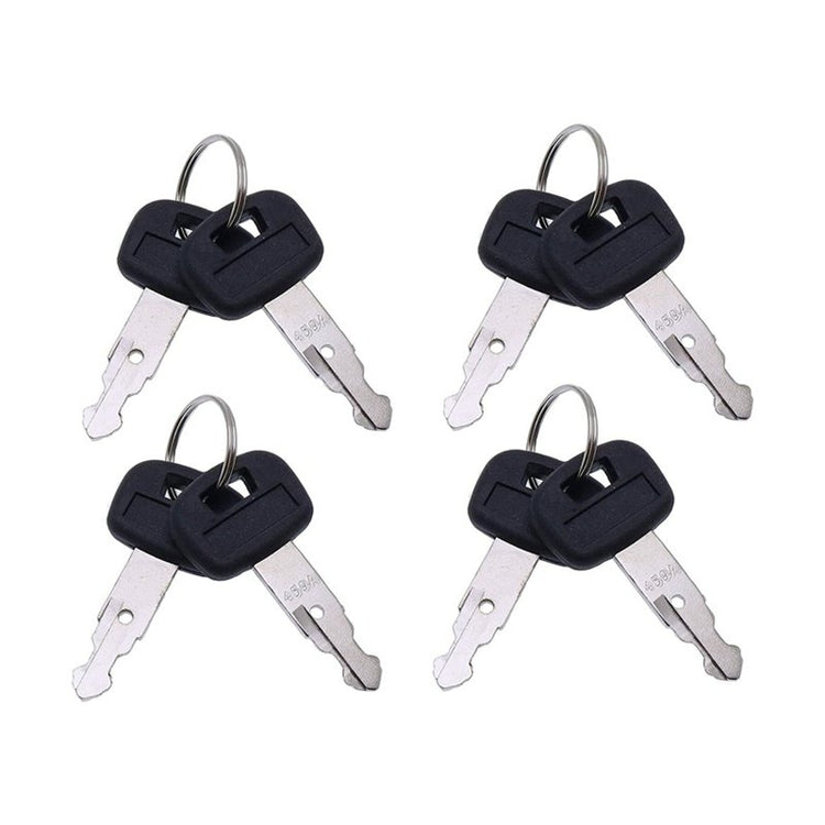 8X Key For Kubota Mini Excavator, Backhoe, Skid Steer, Track Loader 459A