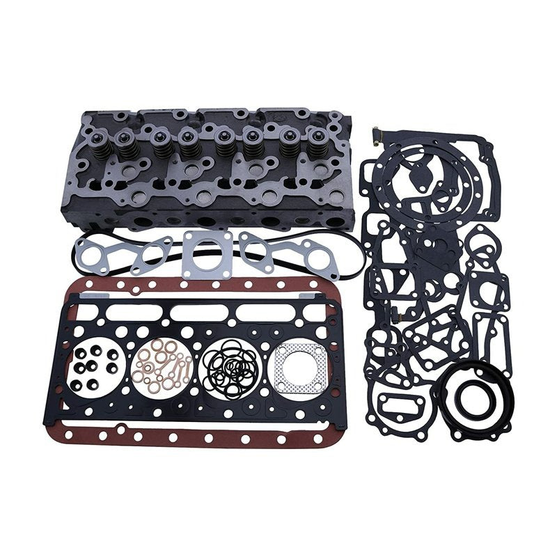 For Bobcat 773 753 7753 Kubota V2203 Engine Complete Cylinder Head & Full Gasket