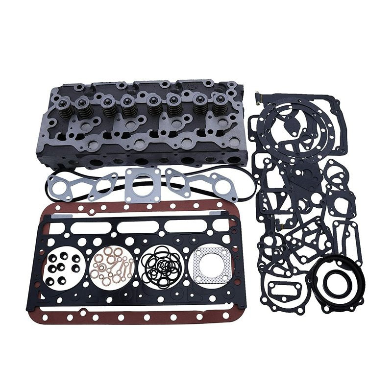 For Bobcat 773 753 7753 Kubota V2203 Engine Complete Cylinder Head & Full Gasket