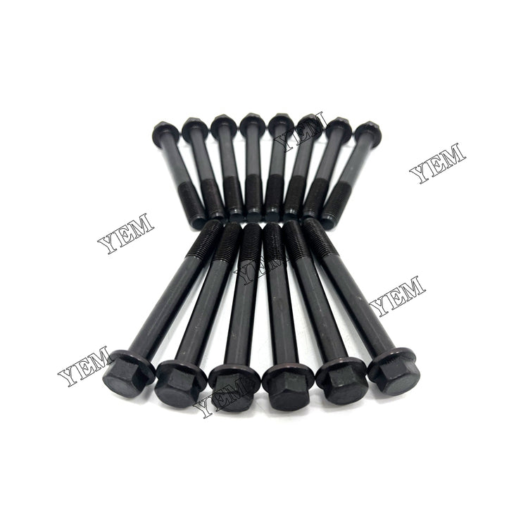 14 PCS Cylinder Head Bolt For Kubota D1005 Engine