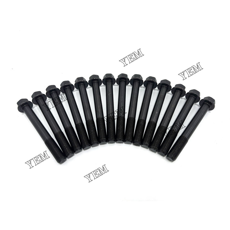 14 PCS Cylinder Head Bolt For Kubota D1503 Engine