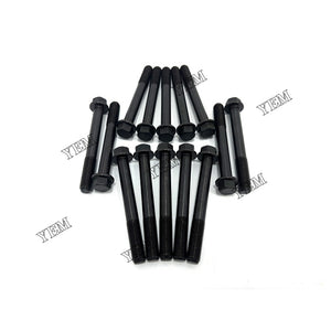 14 PCS Cylinder Head Bolt For Kubota D1503 Engine
