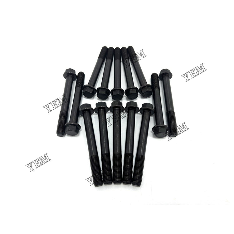 14 PCS Cylinder Head Bolt For Kubota D1503 Engine