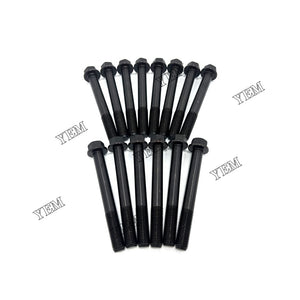 14 PCS Cylinder Head Bolt For Kubota D1503 Engine