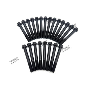 22 PCS Cylinder Head Bolt For Kubota F2803 Engine