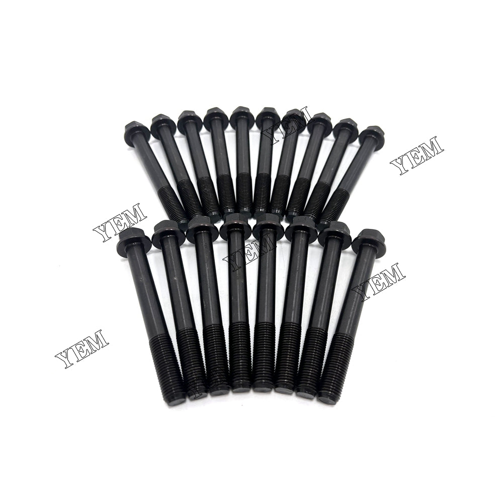 18 PCS Cylinder Head Bolt For Kubota V3307 Engine