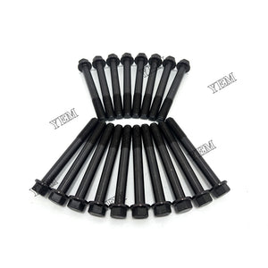 18 PCS Cylinder Head Bolt For Kubota V3307 Engine