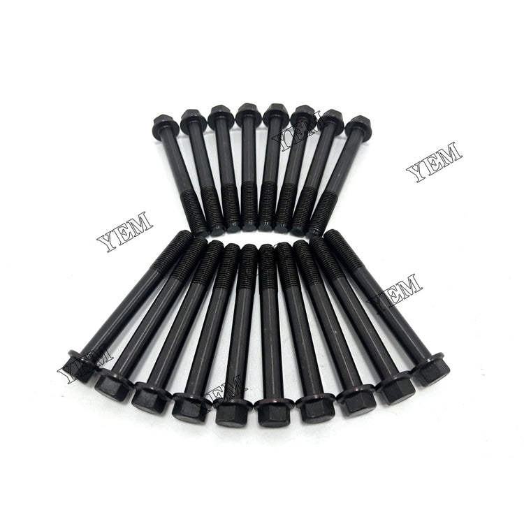 18 PCS Cylinder Head Bolt For Kubota V3307 Engine