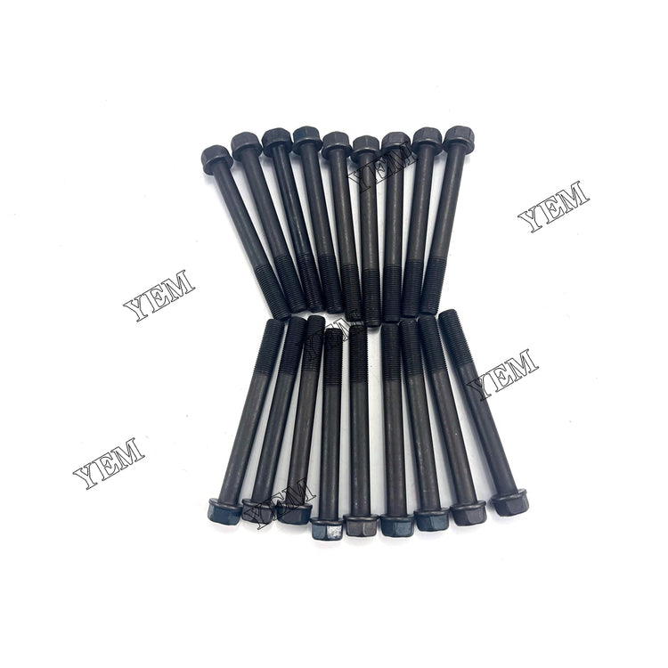 18 PCS Cylinder Head Bolt For Kubota V3800 Engine