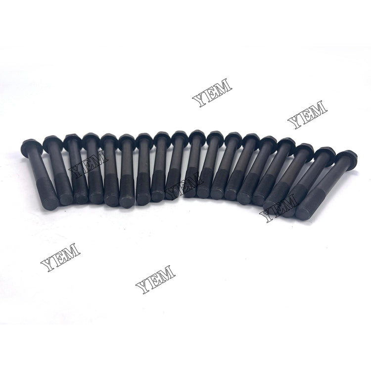 18 PCS Cylinder Head Bolt For Kubota V3800 Engine