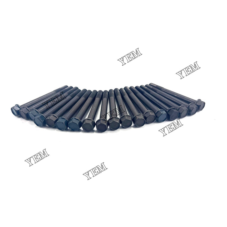 18 PCS Cylinder Head Bolt For Kubota V3800 Engine