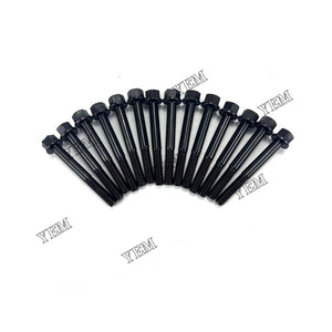 14 PCS Cylinder Head Bolt For Kubota WG972 Engine