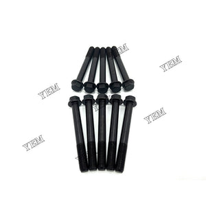 10 PCS Cylinder Head Bolt For Kubota Z482 Engine