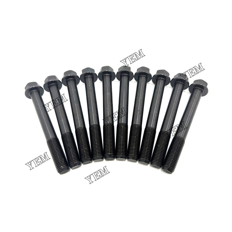 10 PCS Cylinder Head Bolt For Kubota ZB400 Engine