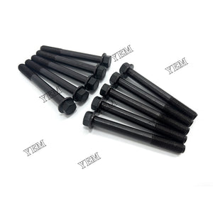 10 PCS Cylinder Head Bolt For Kubota ZB400 Engine